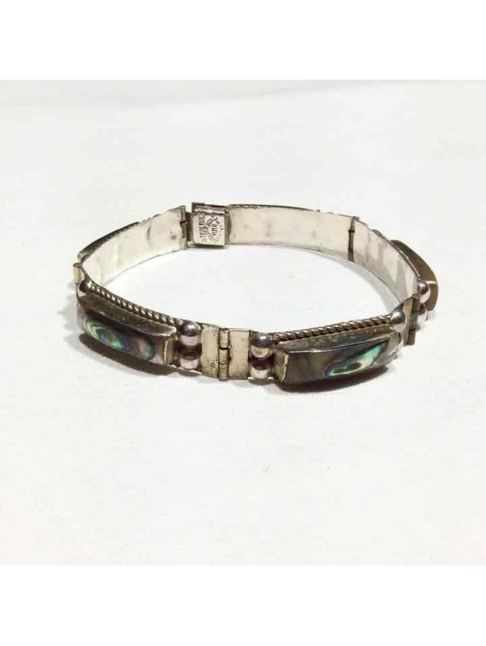 IGUALA MEXICO ABALONE STERLING BRACELET